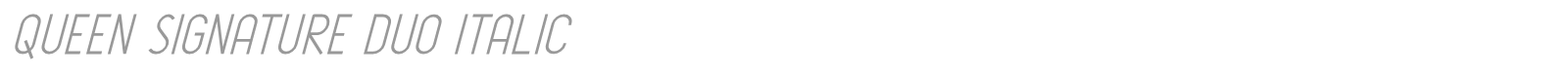 Queen Signature Duo font preview